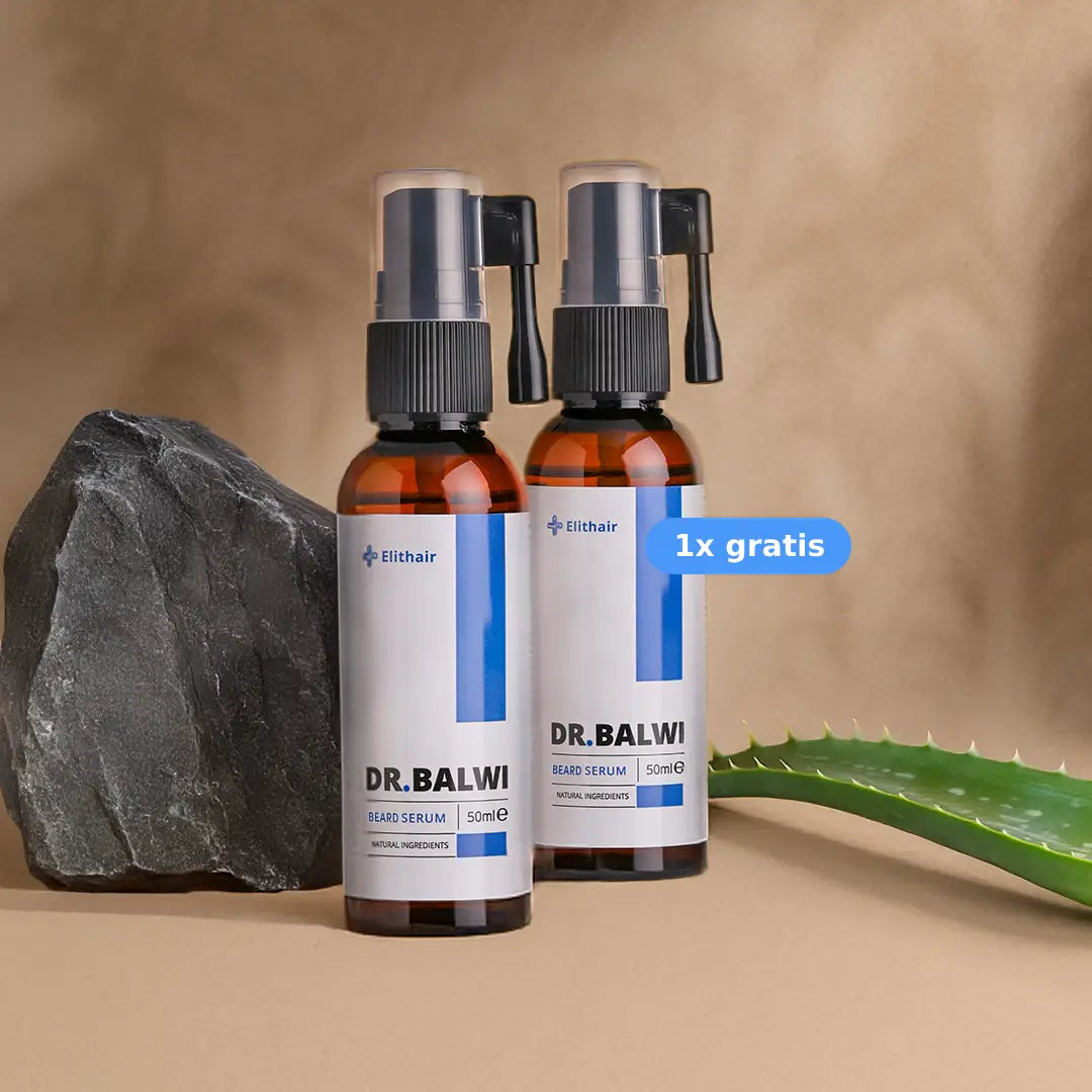 Dr. Balwi Bartserum Doppelpack – beim Kauf von 1 Flasche 50 ml erhältst du 1 weiteres gratis dazu.